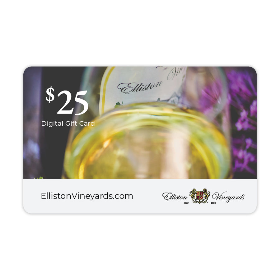 Elliston Vineyards Digital Gift Card