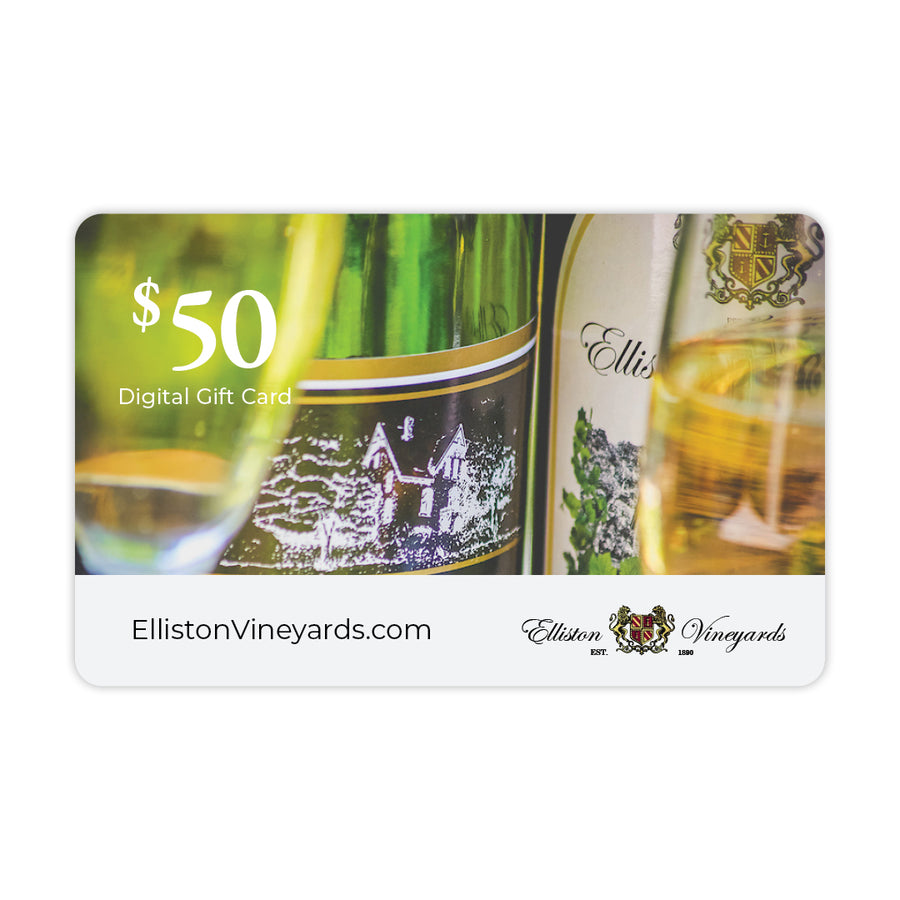 Elliston Vineyards Digital Gift Card